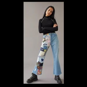 BDG High-Waisted Flare Jean—Indigo Craft